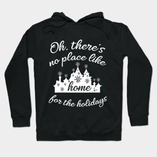 Castle Home for the Holidays in white - Hoodie